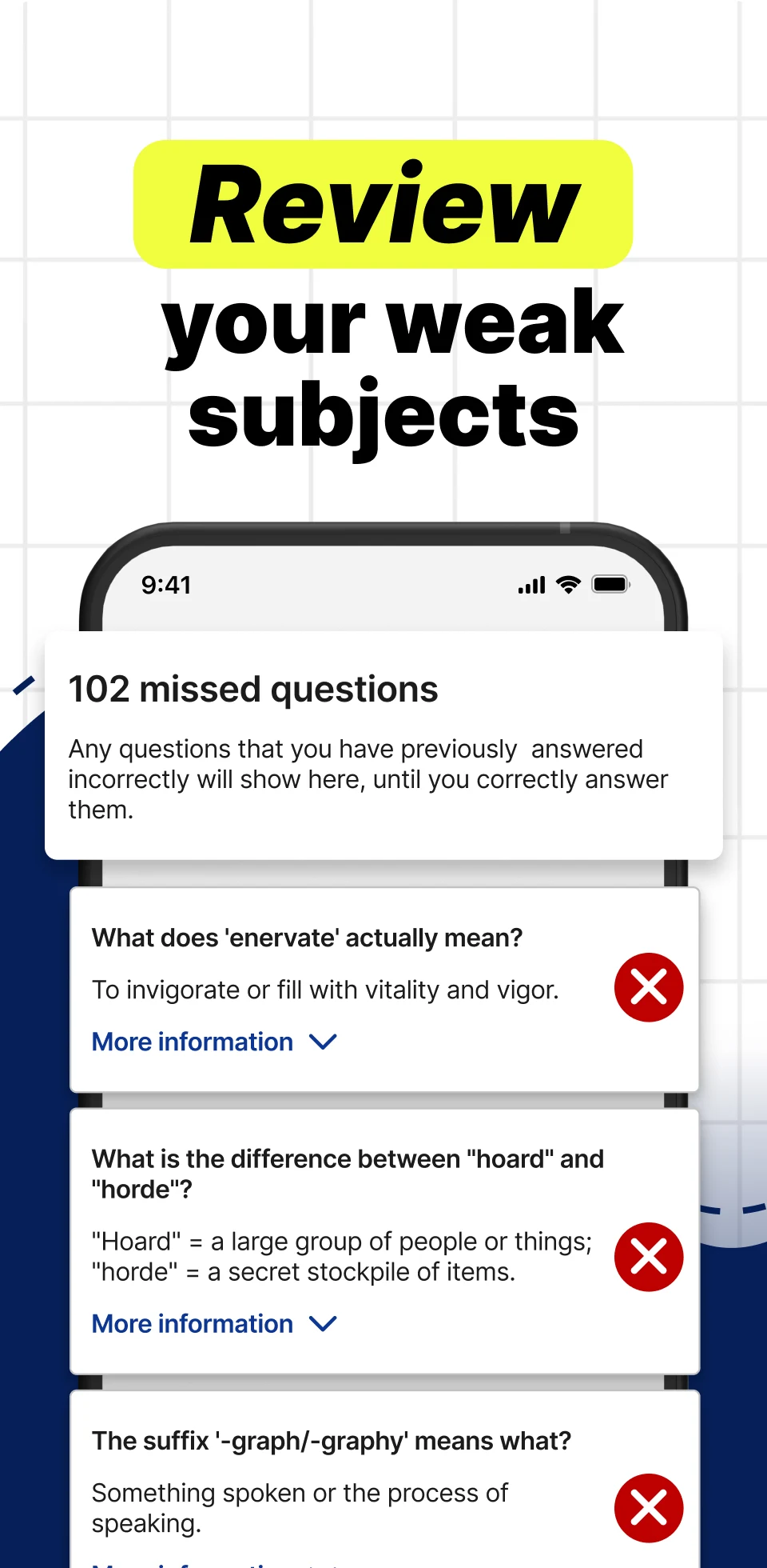 SAT Vocab screenshot